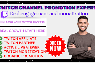 do organic twitch promotion to boost 4live viewers and audience growth