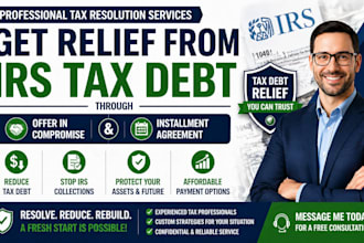 help with irs tax resolution, audit defense, and eliminate tax penalties fast