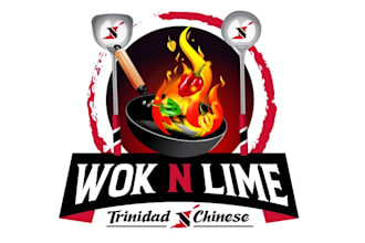 create a fast food and restaurant logo design