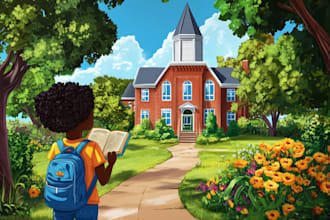 illustrate children story book illustration and KDP book
