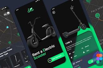 develop e scooter app, taxi booking app, ev charging app, and ride sharing app