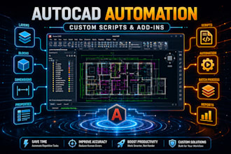 develop custom autocad plugins and automation tools
