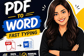 do fast PDF to word typing and accurate document conversion