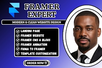 do high converting framer website or framer landing page design