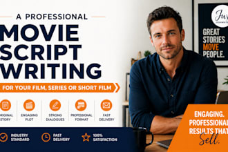 scriptwriting screenplay, movie script, feature film TV series short film script