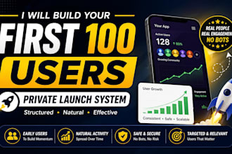 build your first 100 users with a private launch system