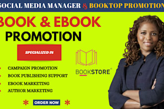 author book promotion author social media manager booktok promotion advertising