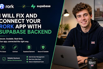 fix and connect your rork app, xano with supabase backend