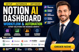setup obsidian ai notion dashboard coda notion workflow notion automation expert