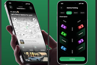 develop a custom parking space rental app for ios and android