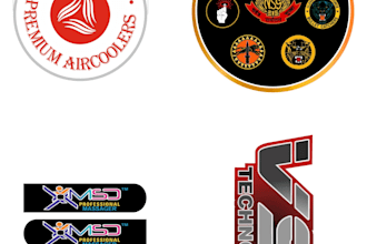 design custom logo and stickers