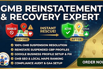 fix suspended gmb reinstate gmb suspension restore disabled gmb profile