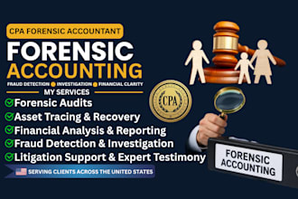 perform, forensic accounting, detect fraud investigation, audits, asset tracing