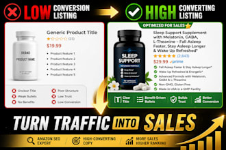 fix your amazon listing to increase conversion and sales