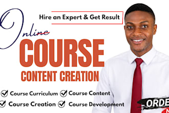 create online course content, course creation, and develop your course