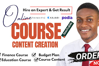write professional video script and create engaging elearning course content