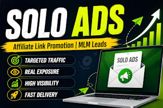do solo ads affiliate referral link promotion MLM leads promo code submission