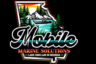 create a vintage maritime or boat logo