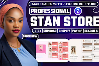 setup, design and optimize your stan store