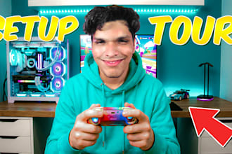 create high CTR and eye catching gaming and irl thumbnails