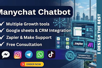 build ai chatbot ,automation system for business workflows and CRM integration