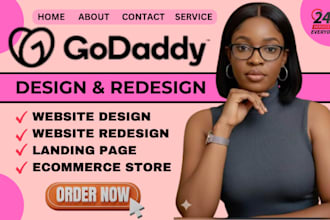 develop godaddy website design godaddy website redesign