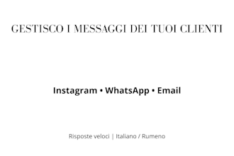 gestisco i messaggi dei tuoi clienti