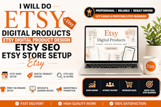 etsy digital products etsy digital product design etsy seo etsy store setup etsy