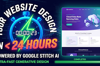 design your website in 24h using google stitch