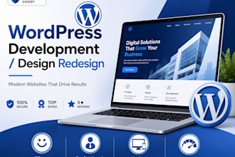 do custom wordpress website design and development
