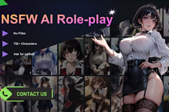 build ai nsfw chat app, ai chatbot app, ai image generator, ai model app