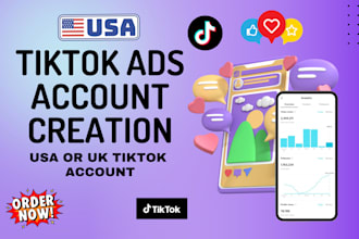 create a tiktok ads account or agency account ready for ads worldwide