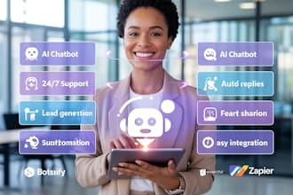 build ai website chatbot using botsify wonderchat zapier