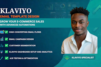 setup advanced klaviyo email flows klaviyo automation and SMS for shopify store