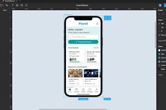 design user friendly mobile UI UX in figma