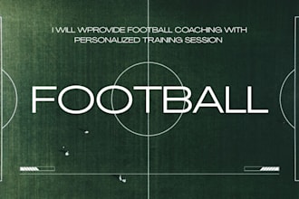 provide football coaching with personalized training session