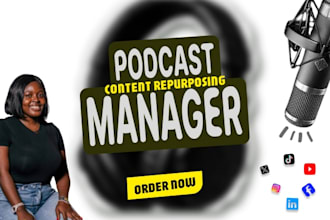 be your professional podcast manager for end to end show management