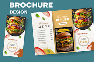 design modern, professional brochure for your business