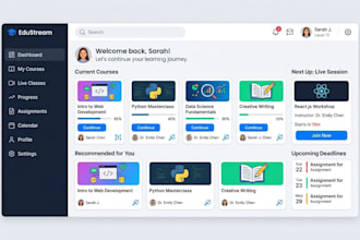 create UI UX for education platforms