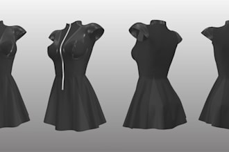 design second life clothes, avatars, mesh outfits accessories