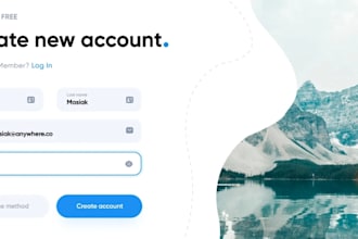 create secure login and registration system