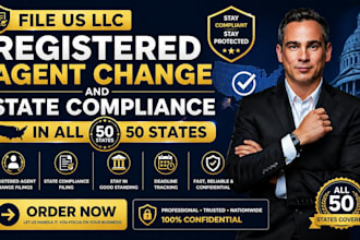 help change your llc registered agent and maintain US state compliance