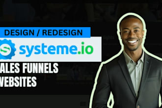 build expert systeme io sales funnel, systeme io landing page, email automation