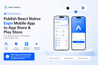 publish your expo react native app to the app store and google play store