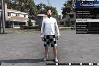 customized fivem peds clothing kuttes chains fivem custom peds gta 5 ped