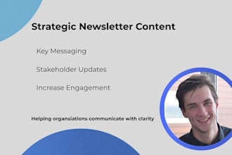 write professional newsletter content for your business