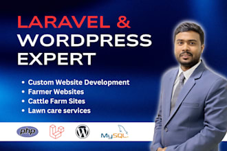 develop a professional farmer website and cattle farm business site