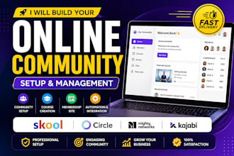 set up your skool community and act as your onboarding expert