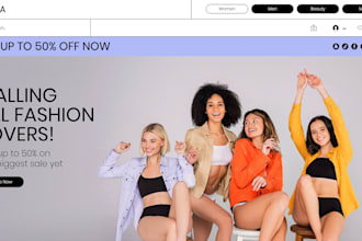 build modern wix clothing store and fashion brand website design