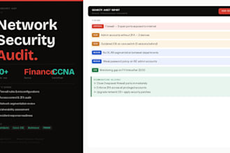 audit your network security and identify vulnerabilities
